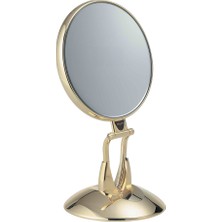 Janeke Gold Altın Masaüstü Yuvarlak Makyaj Aynası 170 mm AU447,3SU