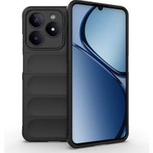 Cavora Realme C61 Kılıf Esnek Tpu Oyuklu Arka Yüzey Tasarımlı Etnik Silikon Kapak