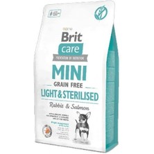 Üreticiniz Brit Care Mini Light Sterilised Küçük Irk Tahılsız Köpek Maması 2 kg 481348