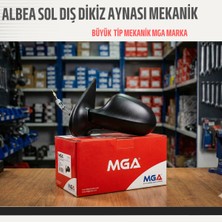Mga Mekanik Dış Dikiz Aynası Sol Taraf | Fiat Albea | Manuel Ayarlı