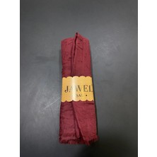 Bambu Kraş Şal Bordo-Jawel