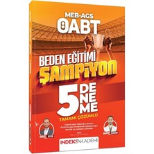 Indeks Akademi 2026 Öabt Meb-Ags Beden Eğitimi Şampiyon 5 Deneme Çözümlü - Murat Aydın Indeks Akademi Yayıncılık
