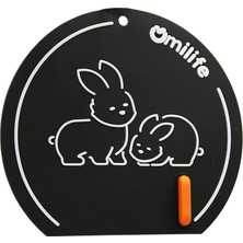 Go İthalat Hayvan Çizimli  Gider Koku Önleyici Silikon Mat (5468)