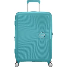 American Tourister Turkuaz Soundbox - 67 cm Orta Boy Sert Valiz