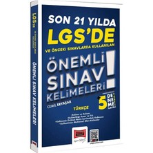 Anla Kazan Yayınları Yargı Lgs De Son 21 Yılda Kullanılan Önemli Sınav Kelimeleri (5 Deneme Ilaveli) Yargı Yayınları