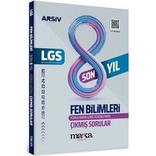 Marka 2026 8. Sınıf Lgs Fen Bilimleri Çıkmış Sorular Son 8 Yıl Konularına Göre Çözümlü Arşiv Serisi Marka Yayınları