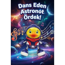 Craftivio Dans Eden Astronot Ördek Işıklı Müzikli Hareketli Eğitici Bebek ve Çocuk Oyuncağı