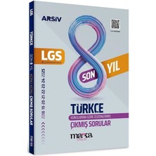 Marka 2026 8. Sınıf Lgs Türkçe Çıkmış Sorular Son 8 Yıl Konularına Göre Çözümlü Arşiv Serisi Marka Yayınları