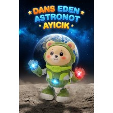 Craftivio Dans Eden Astronot Ayıcık Robot - Işıklı Müzikli ve Hareketli Uzay Temalı Eğlenceli Oyuncak
