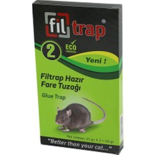 Go İthalat Filtrap  2pcs  Hazır Fare Tuzak  Plastik Levha=yapışkanlı   11 X19.8CM   2 x 25GR (5468)