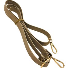 Angel Çanta Aksesuar Bej 125X2 cm Sürgütlü Çanta Sapı Light Gold Metal