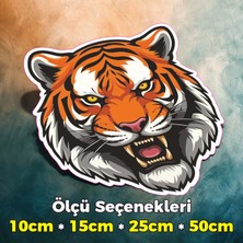 Sb Store Kaplan Tiger Oto Araç Motosiklet Kask Notebook Duvar Sticker Etiket Model 2