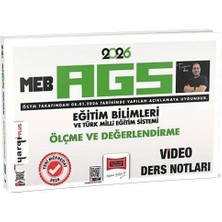 Yargı 2026 Meb-Ags Eğitim Bilimleri Ölçme ve Değerlendirme Video Ders Notları - Tufan Genç Yargı Yayınları