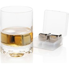 Homevia 4'lü Çelik Metal Kaplama Buz Taşı