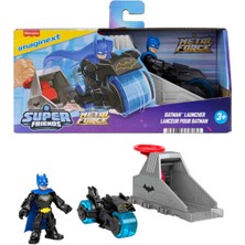 Imaginext Dc Super Friends Aksiyon Figürü ve Fırlatma Seti JJY34 - Batman Launcher JKJ48
