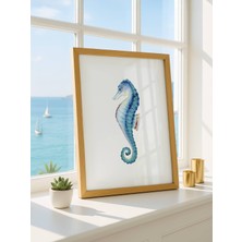 Fuart.Co Mavi Denizatı Dijital Baskı Poster (Çerçevesiz)Sea World Poster Serisi Sefu