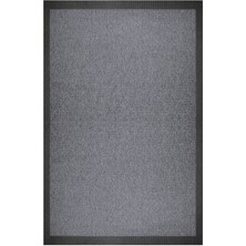 Halı Sepeti Woolhome Naturel Sisal 2001 Antrasit Siyah Kolay Temizlenebilen Kaymaz Salon Mutfak Halısı