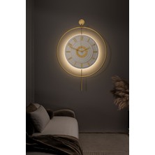 MetaQuartz Aksesuar 7-24H - Büyük Boy -Timelless Kristal (Pilli) (Quartz ), Metal Duvar Saati