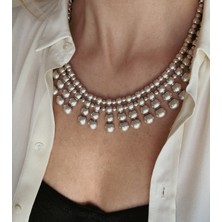 CAPO By Aytaç Yamaç Nefertiti Choker Kolye Eskitme Gümüş Kaplama