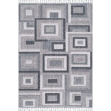 Halı Sepeti Enti Bukle 1404 Gri Iskandinav Halı Kesme Yolluk Salon Halı Koridor Oturma Odası Halısı