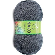 Nako Rekor (5 Adet) 193 Koyu Gri Melanj El Örgü Ipliği