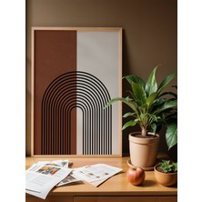 Fuart.Co Boho Kemer Kahve Bohem Serisi Duvar Posteri Dijital Baskı (Çerçevesiz) Hbfu