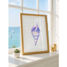 Fuart.Co Pastel Kıyı Dijital Baskı Poster (Çerçevesiz)Sea World Poster Serisi Sefu
