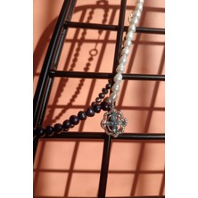 CAPO By Aytaç Yamaç Akuamarin Inci Choker Kolye