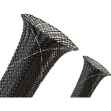 Gwest 6mm Siyah Kablo Çorabı 1 Metre