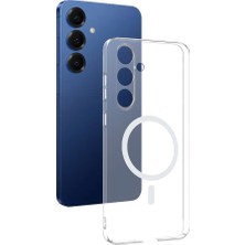 Apsuwa Samsung Galaxy S25 Fe Kılıf London Arç Tutucu Özellikli Sert Mika + Ekran Koruyucu