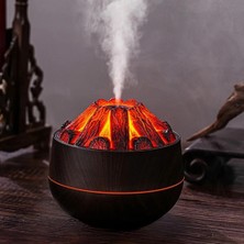 Divex Kömür Ateşi Görünümlü Hava Nemlendirici charcoal Fire Humidifier siyah H-55