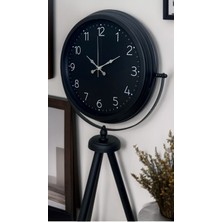 Tuncel Store Zentime Sade Siyah Tripod Ayaklı Saat