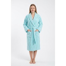 Cottonverse Iplik Boyalı Şalyaka Bornoz - %100 Pamuk , Unisex