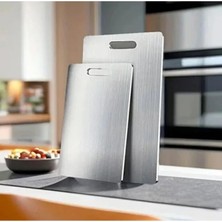 MiraLive 2'li Paslanmaz Çelik Kesim Panosu Seti