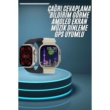 Narnuga Akıllı Saat Çok Fonksiyonlu Uzun Pil Ömürlü Çağrı Cevaplayabilen Kol Saati