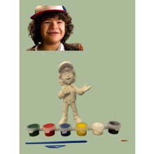 Vitrin XL Stranger Things Dustin Karakteri 3D Figür Boyama Seti