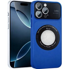 Nexiva iPhone 13 Pro  Için Kılıf (17 Pro Max Görünümlü) Magsafe Şarj Özellikli Kamera Korumalı Pc Çevirici Kapak