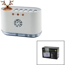 Go İthalat Geyik Figürlü 700ML Sese Duyarlı USB Şarjlı - Renkli Ledli Işık Hava Nemlendirici Buhar Makine - Koku Giderici 4.5W (5468)