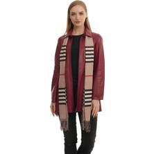 Bueno Shoes Kırmızı Pitikare Kadın Deri Mont 23WMLORA 23WMLORA