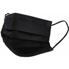 Go İthalat Medikal 50PCS Siyah Cerrahi Yüz Maskesi (5468)