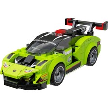 Osense C55052W Cada Yeşil Spor Araba 165 Parça Block Oyuncak
