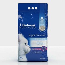 Lindocat Super Premium Ekstra Güçlü Topaklanan Kokusuz Kedi Kumu 10L