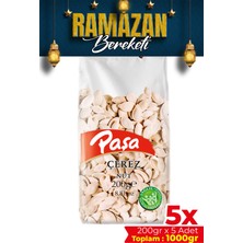 Paşa Kuruyemiş Kavrulmuş Kabak Çekirdeği 1 Kg (200 gr x 5 Adet) (Çıtır Tuzlu Kabak Çekirdeği)