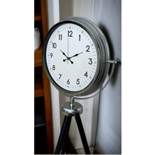 Tuncel Store Krom Standart Tripod Ayaklı Saat