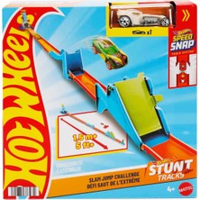 Hot Wheels Stunt Trucks Akrobatik Yarış Pisti Oyun Seti JHK76 - Slam Jump Challenge JHK78