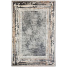 Halı Sepeti Enti Naturel 1703 Gri Vizon Yumuşak Dokulu Parlak Görünümlü Halı Kesme Yolluk