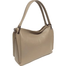 Atelier Terra Marea Smyrıon Kum Beji | Hakiki Deri Kadın Omuz ve Çapraz Askı Çantası