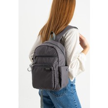 VB Collection Unisex Su Geçirmez Paraşüt Kumaş Çok Gözlü Sırt Çantası