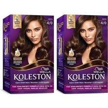 Wella Koleston Koleston Kit Saç Boyası 4/0 Kahve x 2 Adet