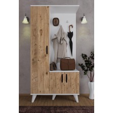 Kzy Mobilya Mercan Ayakkabılık Portmanto Çok Amaçlı Ayakkabılık